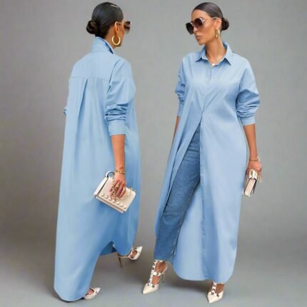Nanky Long Shirt Dress